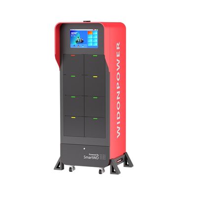 8-Bay Direkt-Plug-in-Batteriewechselschrank für Elektrofahrräder & Lieferfahrzeuge